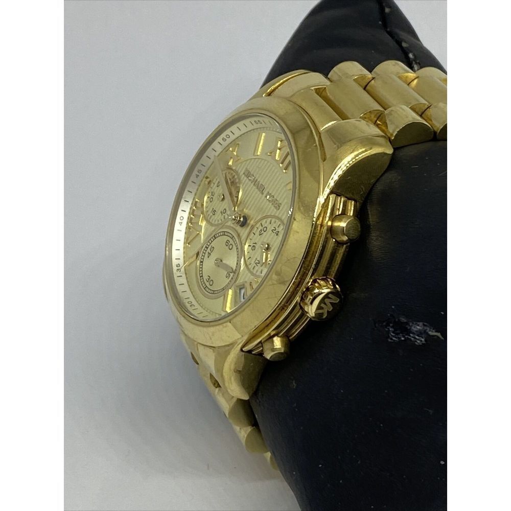 Michael Kors Cooper MK6274 Women's Gold Stainless Steel Analog Dial Watch EY894 - Picture 4 of 12